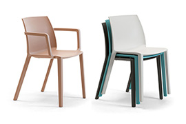 chaise empilable de design pour conferences outdoor greta