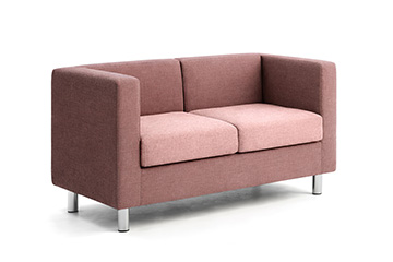 Canape' d'attente bi-colore et siege lounge UNIT