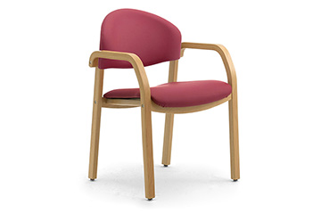 Moderne chaise en bois pour personne agee Soleil