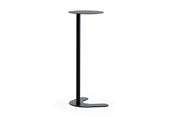 Table d'appoint en forme de C pour pouf, canape', fauteuil Orion