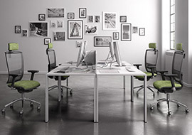 chaise de travail design pour table de reunion studio et bureau Cometa
