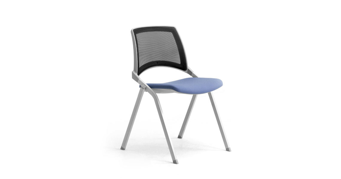 Chaises empilables avec tablette salles de conférence et réunion - Leyform