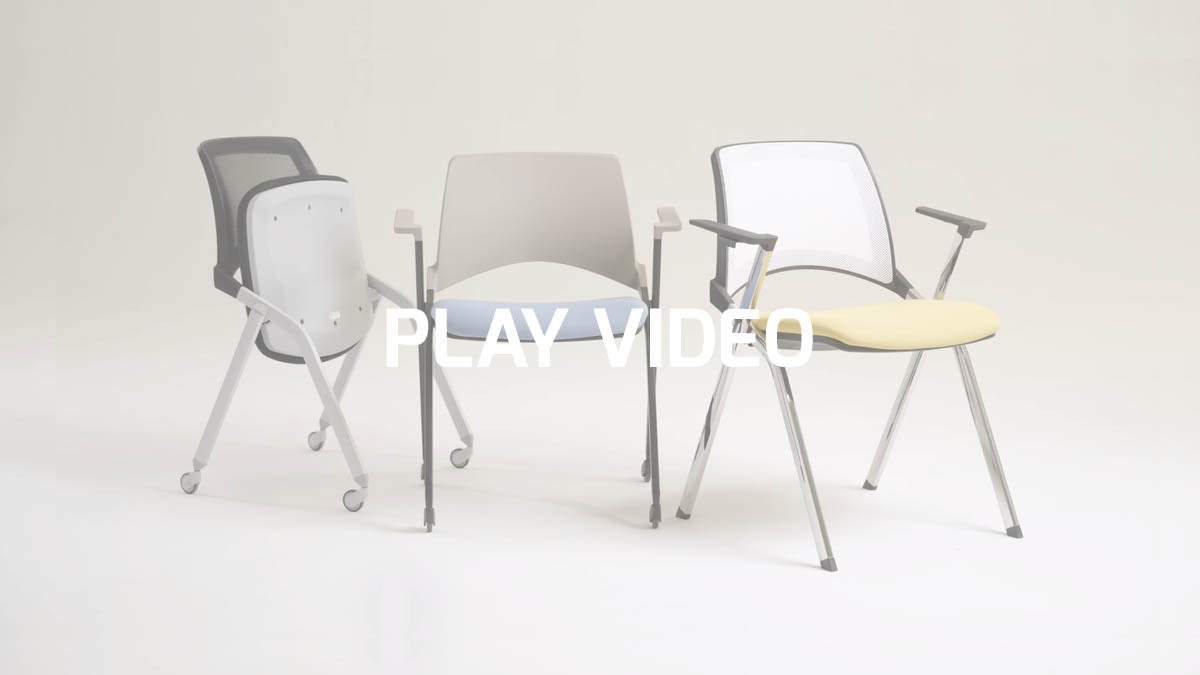 Chaises pour conference empilables | Key-Ok by Leyform